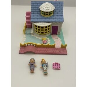 Blue Bird Polly Pocket Vintage 1994 Grandma's Cottage Playset with Figures